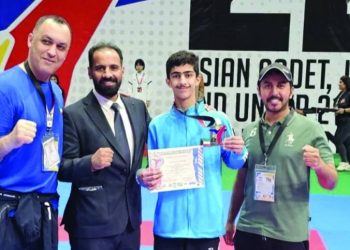 الحداد الكويتي يحصد الفضية فى الكاراتيه الأسيوي