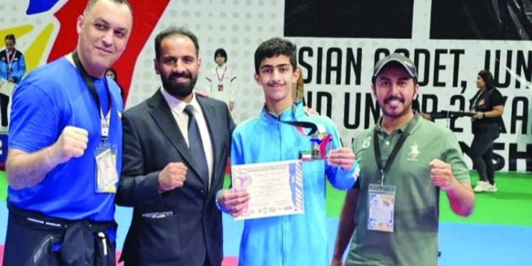 الحداد الكويتي يحصد الفضية فى الكاراتيه الأسيوي