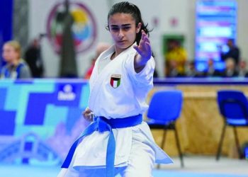 الأولمبية الكويتية تهنئ جود عيسي على تفوقها فى الكراتيه