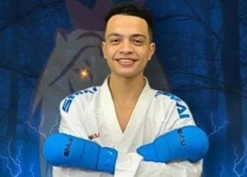 التهامي يذل لاعب إسرائيلي فى بطولة العالم للكاراتيه