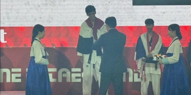 ميدالية برونزية لمصر فى بطولة العالم للتايكوندو