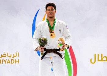 عمر ندا يفوز بذهبية الجوجيتسو فى الألعاب السعودية
