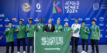 انجاز تاريخي للسعودية فى بطولة العالم للكاراتيه