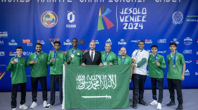 انجاز تاريخي للسعودية فى بطولة العالم للكاراتيه