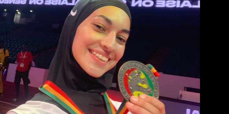 ليلى تفوز بذهبية بطولة كأس الرئيس  للتايكوندو في غينيا الإستوائية