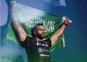 السعودي مصطفي ندا ضد المصري أحمد سامي فى معركة العمالقة