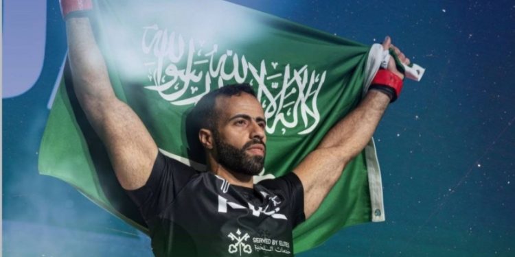 السعودي مصطفي ندا ضد المصري أحمد سامي فى معركة العمالقة