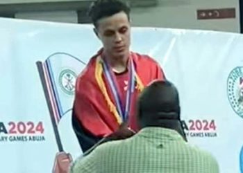 الليبي عاصم دوكو يفوز بفضية الملاكمة العسكرية الأفريقية