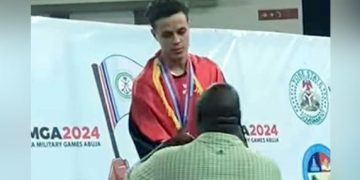الليبي عاصم دوكو يفوز بفضية الملاكمة العسكرية الأفريقية