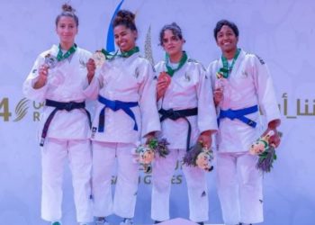 اللبنانية كارن بطلة الجودو تفوز فى دورة الألعاب السعودية