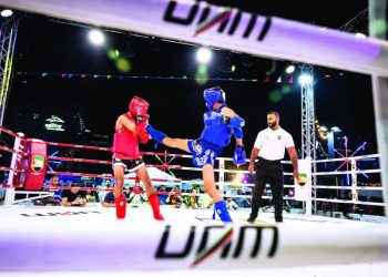 232 لاعبا شاركوا فى المهرجان التايلاندي للمواي تاي فى دبي