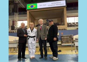 الأردنية نانسي أول سيدة فى الشرق الأوسط تنال الحزام 8 دان فى التايكواندو