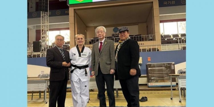 الأردنية نانسي أول سيدة فى الشرق الأوسط تنال الحزام 8 دان فى التايكواندو