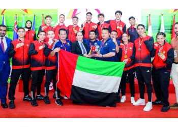 16 ميدالية للإمارات فى بطولة أسيا للمواي تاي
