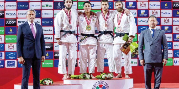 فضية وبرونزية لجودو الإمارات فى منغوليا