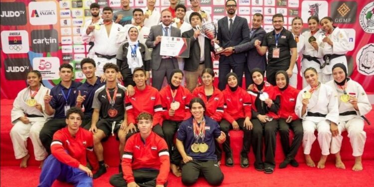 شباب مصر للجودو أبطال أفريقيا