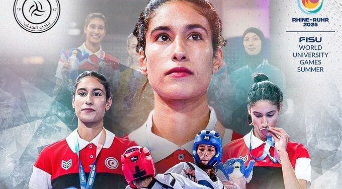 شيماء التومي .. عروس العرب فى التايكوندو