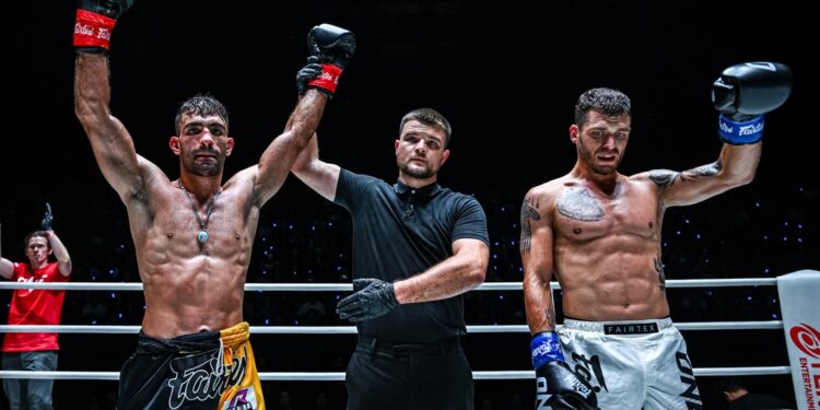 الإيراني سياساراني يحقق فوزه الرابع فى الكيك بوكسينج فى بطولة ون