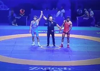 المصارع المصري أحمد محمود يحلم ببرونزية فى بطولة العالم