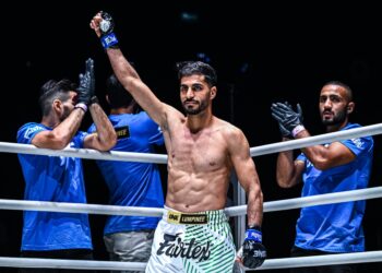 العراقي إياد البدر يفوز بجدارة فى ONE Friday Fights 123