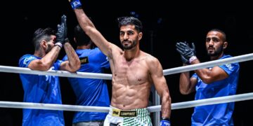 العراقي إياد البدر يفوز بجدارة فى ONE Friday Fights 123