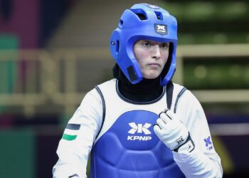 فادية الخرفان تحصد برونزية بطولة التحدي للتايكواندو