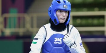 فادية الخرفان تحصد برونزية بطولة التحدي للتايكواندو