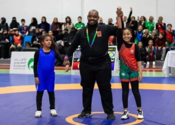 براعم الإتفاق السعودي للمصارعة النسائية بطلات المملكة