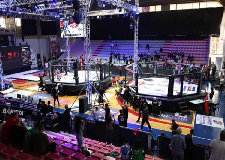 افتتاح بطولة أسيا للفنون القتالية المختلطة فى لبنان