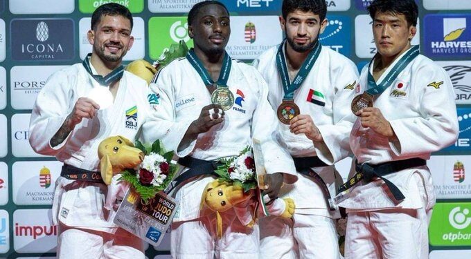 الإماراتي يزبك بفوز ببرونزية الجراند سلام للجودو