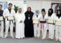 تكريم فريق التايكواندو بالجامعة العربية بالكويت