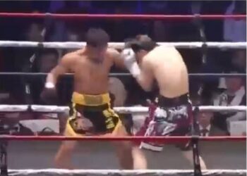 تلقي 40 لكمة .. وفجأة رد بضربة قاضية حاسمة .. أغرب نزال ملاكمة