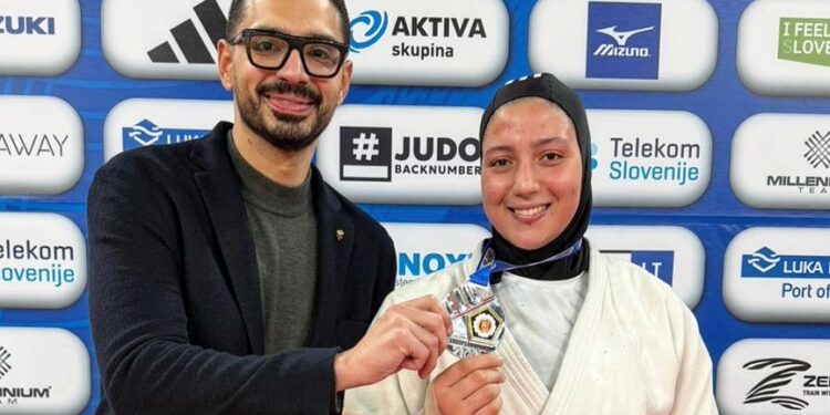 صفا سليمان تحقق أول ميدالية عالمية لمصر فى الجودو