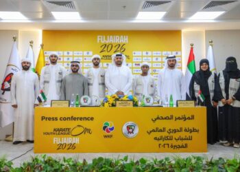 93 دولة تشارك فى بطولة الفجيرة الدولية لشباب الكاراتيه