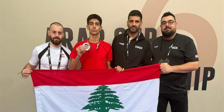 لبنان تحصد برونزية فى بطولة الفجيرة للتايكواندو