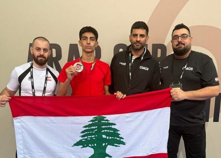لبنان تحصد برونزية فى بطولة الفجيرة للتايكواندو