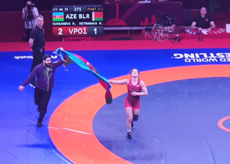 المصارعة الأذربيجانية قربانوفا تفوز بالذهبية في بطولة أوروبا