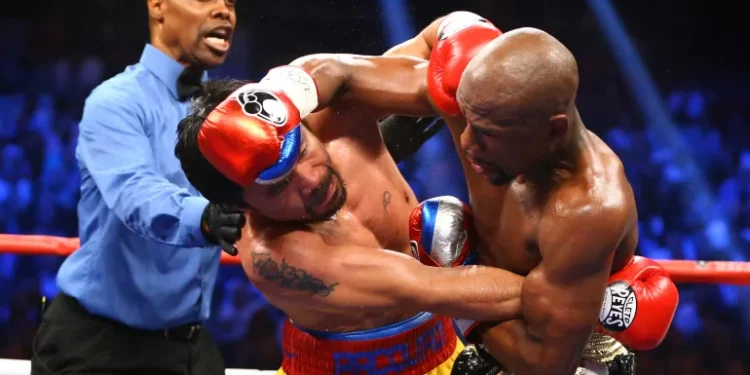 نصف مليار دولار إيرادات متوقعة لنزال مايويذر وباكياو