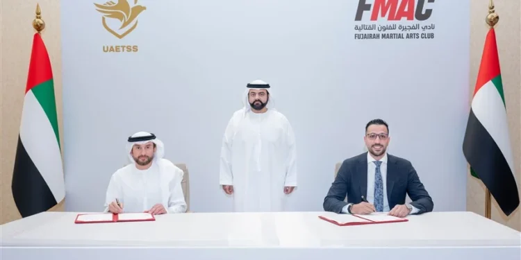 توقيع مذكرة تفاهم لدعم المواهب الرياضية وتطوير الفنون القتالية في الفجيرة