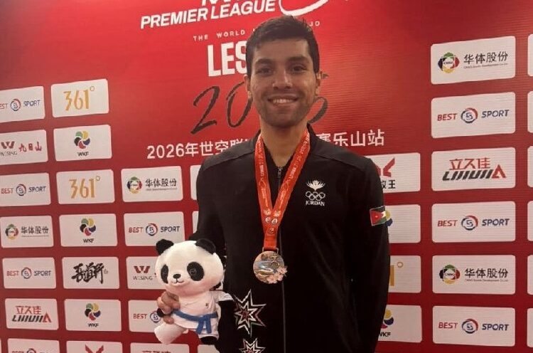 برونزيتان لمنتخب الكراتيه الأردني في الدوري العالمي بالصين